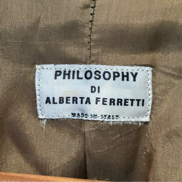 Philosophy di Alberta Ferretti Floral Wool Jacket Women’s 6 Italy Cottagecore - Picture 6 of 12